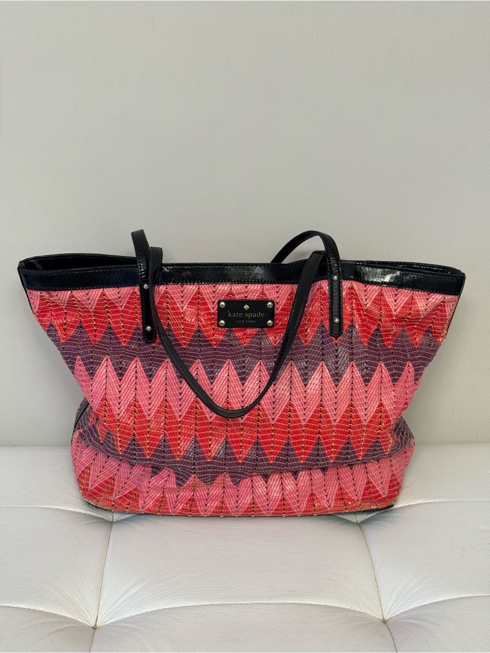 Kate Spade Chevron Tote Bag